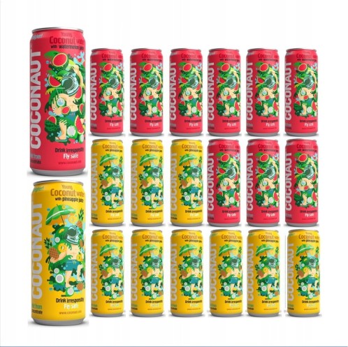Woda kokosowa Coconaut 320ml (10xarbuz + 10xananas)