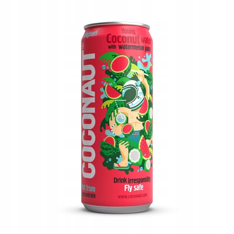 Woda kokosowa Coconaut 320ml (10xarbuz + 10xananas)