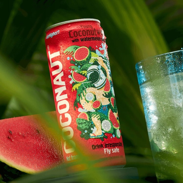 Woda kokosowa Coconaut (klasyk 10x320 ml + arbuz 10x320ml)