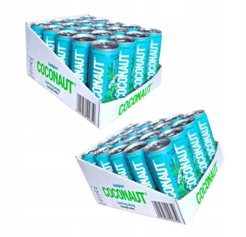 Naturalna woda kokosowa gazowana 40x320ml
