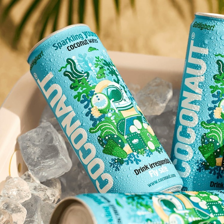 Naturalna woda kokosowa gazowana 40x320ml