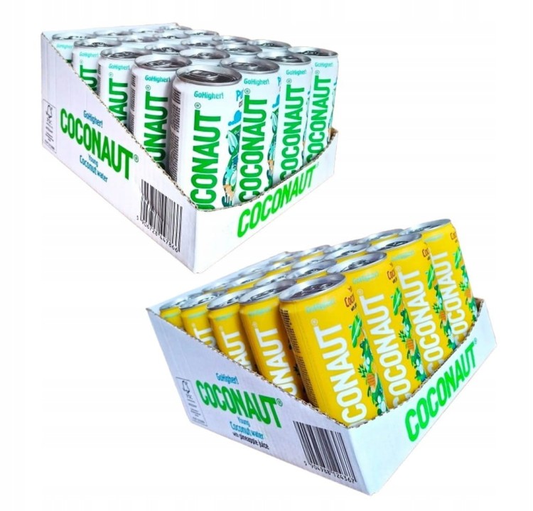 Coconaut klasyk 20x320ml + ananas 20x320ml