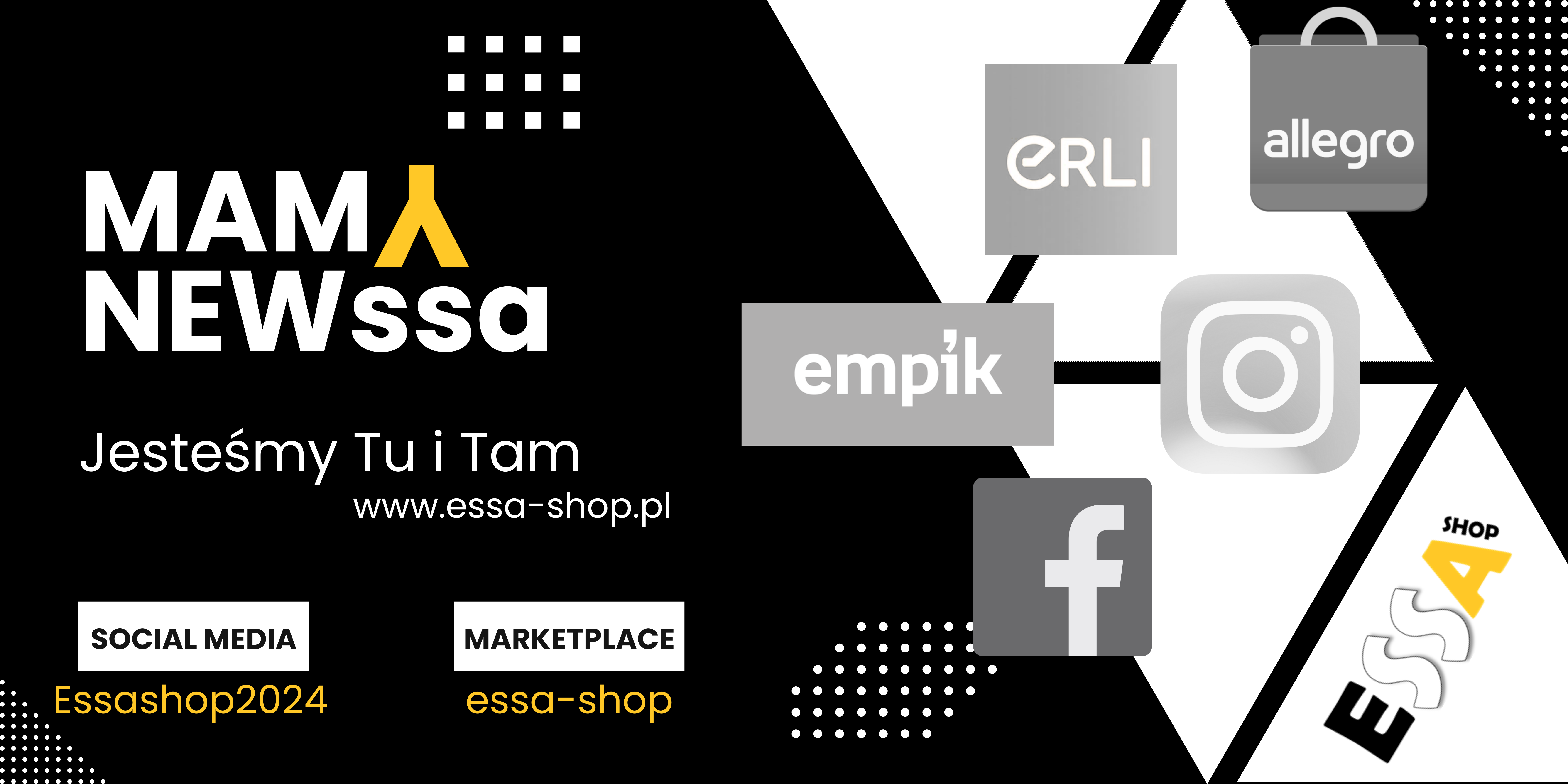 Odwiedź nasze profile w social media oraz nasz sklep w markeplace